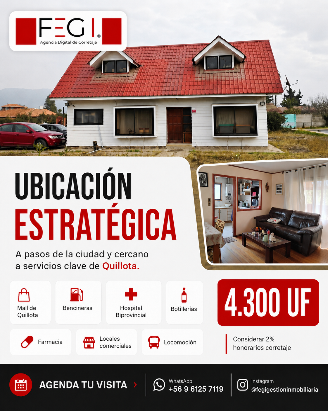 Foto 10 de Parcela con casa en venta en San Isidro, Quillota