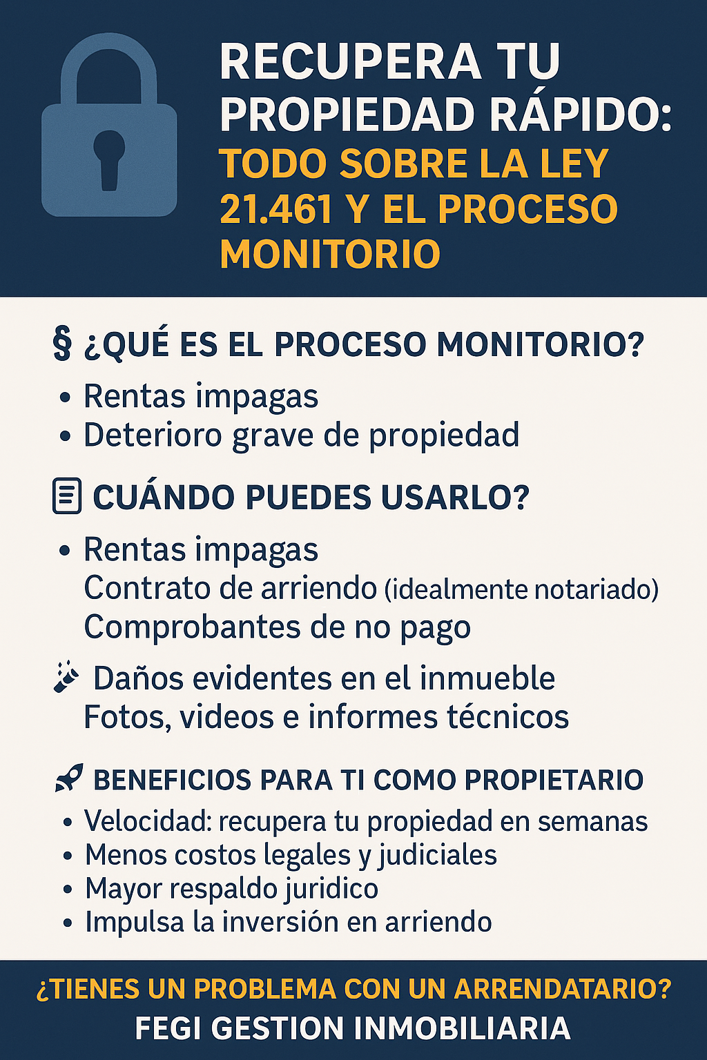 Nueva Ley 21.461: Recupera tu Propiedad en Tiempo Récord gracias al Proceso Monitorio