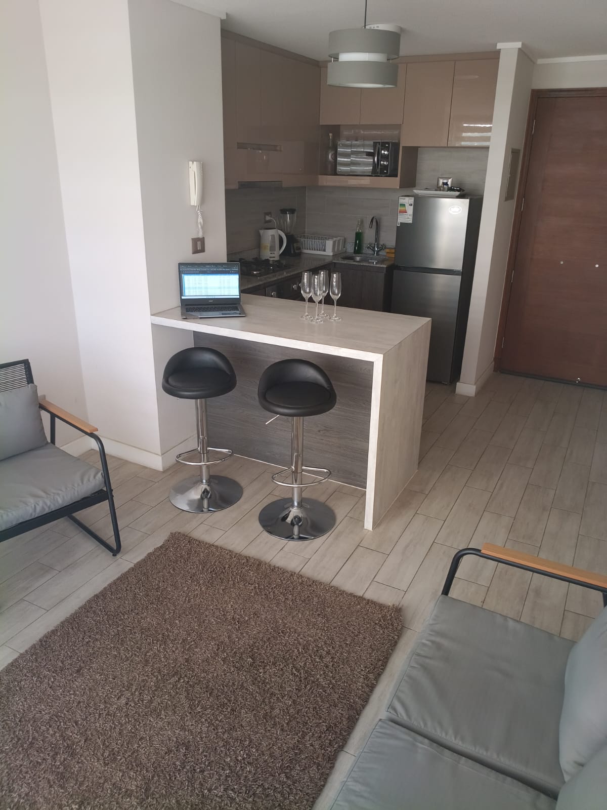 Foto 4 de Departamento Amoblado 1 dormitorio Edif. El Roble Quillota