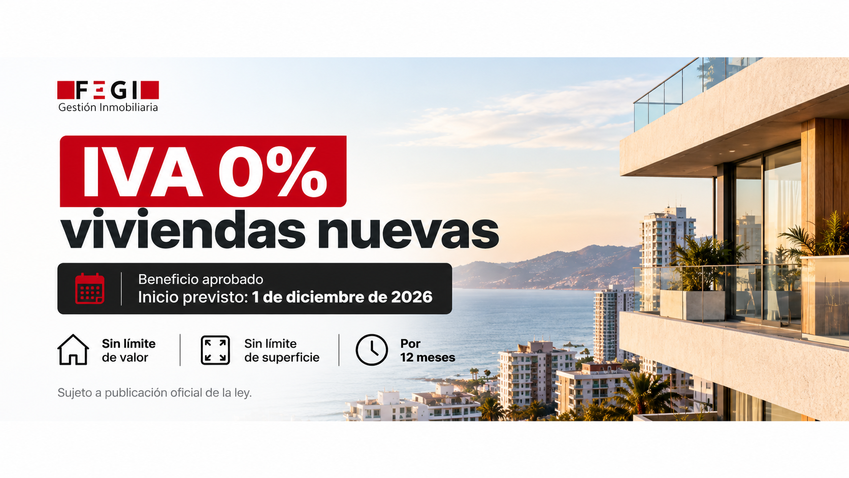 IVA 0% viviendas nuevas Chile 2026: requisitos y fecha