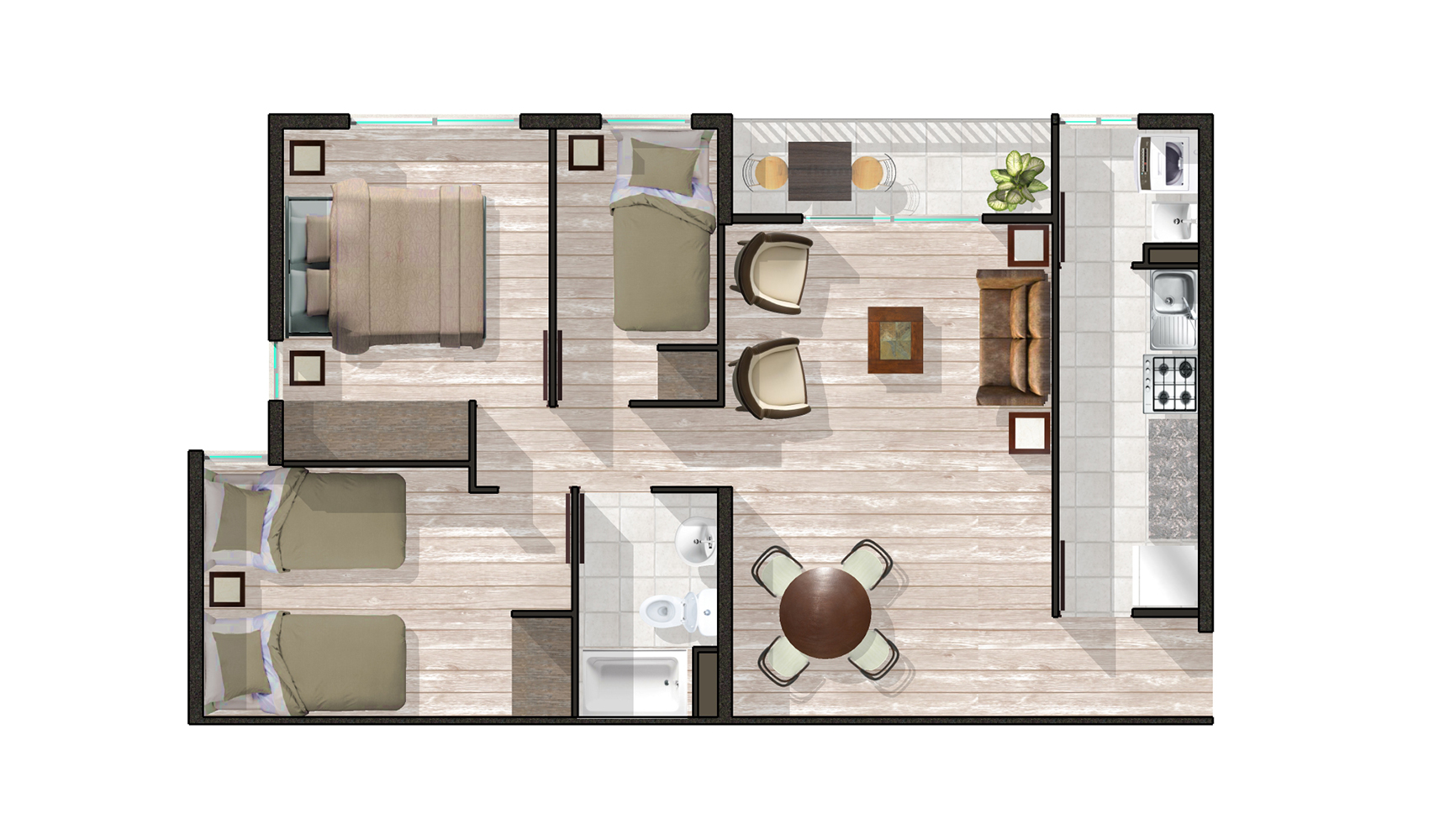 Foto 12 de DEPARTAMENTO NUEVO CONDOMINIO LA FINKA ORIENTE QUILLOTA.