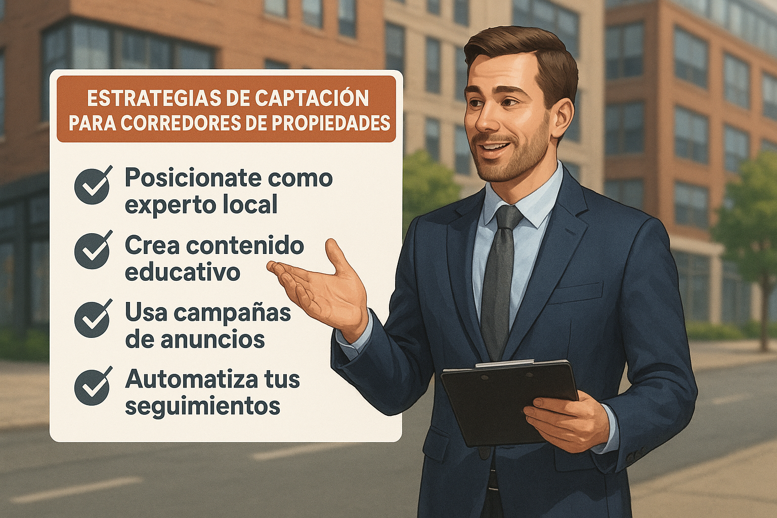 Estrategias de Captación para Corredores de Propiedades: Cómo Aumentar tu Cartera con Inteligencia y Confianza
