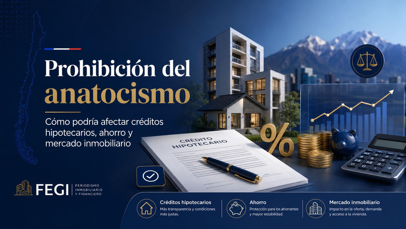 Prohibición del anatocismo en Chile: cómo podría afectar a los créditos hipotecarios y al mercado inmobiliario
